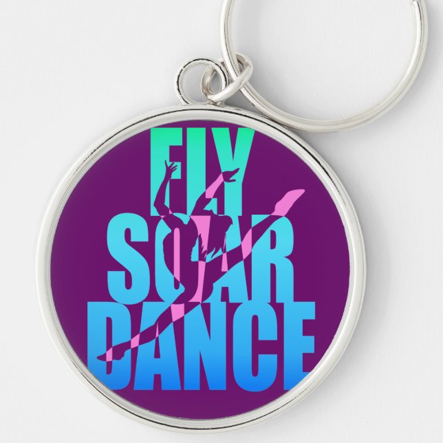 Llavero La mosca se eleva danza (Frente)