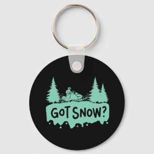 Llavero La moto de nieve - La moto de nieve es divertida