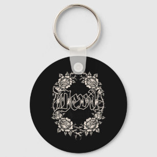 Llavero La Mujer Retro Oculta Diabólica Gótica Oscura Feme