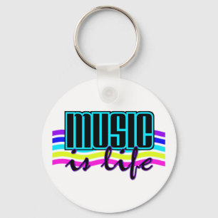 Llavero La música es clave para la vida