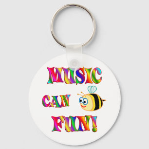 Llavero La música es diversión