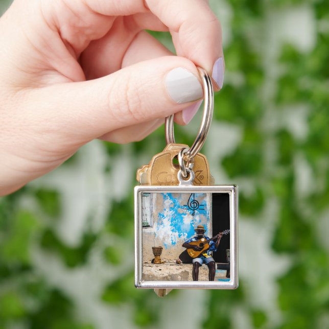 Llavero La música es la medicina de la mente (Mano)