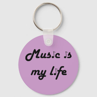 Llavero La música es mi clave de vida