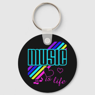 Llavero La música es vida