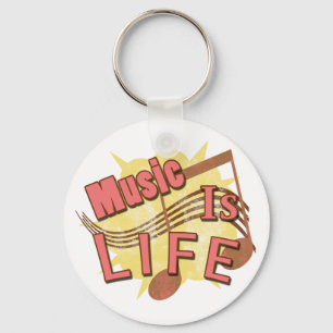 Llavero La música es vida