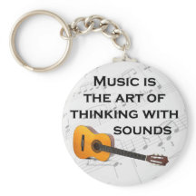 La música está pensando con el sonido Guitar