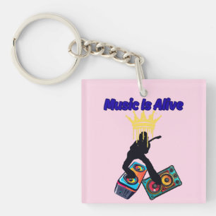 Llavero La Música Está Viva