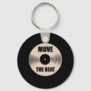 Llavero La música mueve el ritmo