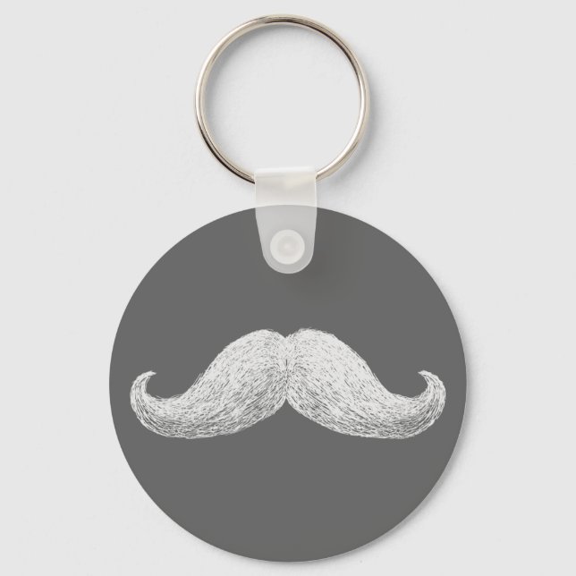 Llavero La Mustache (oscuro) (Anverso)