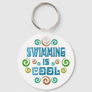 Llavero La natación es fresca