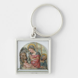 Llavero La natividad, c.1460 (terracota pintada)