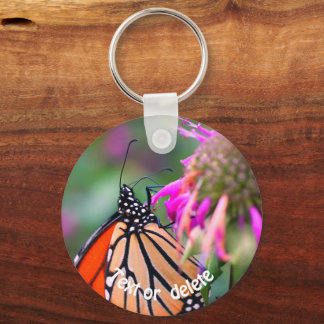 Llavero La naturaleza de los cuellos de mariposa monarca p