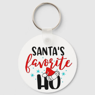 Llavero La Navidad favorita de Santa Ho Divertida Xmas