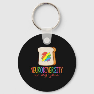Llavero La neurodiversidad es mi Jam Adhd Autism Awareness