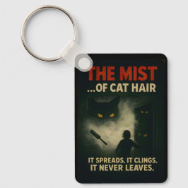 Llavero La Niebla del Terror del Pelo de Gato Parodia