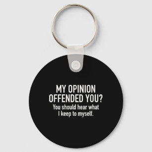 Llavero La opinión de las mujeres te ofendió_ Humor divert