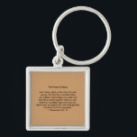 Llavero La Oración del keychain de Jabez<br><div class="desc">La oración de Jabez,  el diseño de la cadena de claves,  para fortalecer y animar</div>