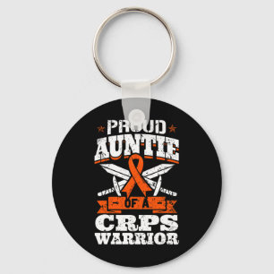 Llavero La Orgullosa Tía De Un Guerrero Del Crps Rsd Aware