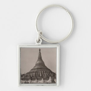 Llavero La pagoda de Shwedagon en Rangoon, Birmania,