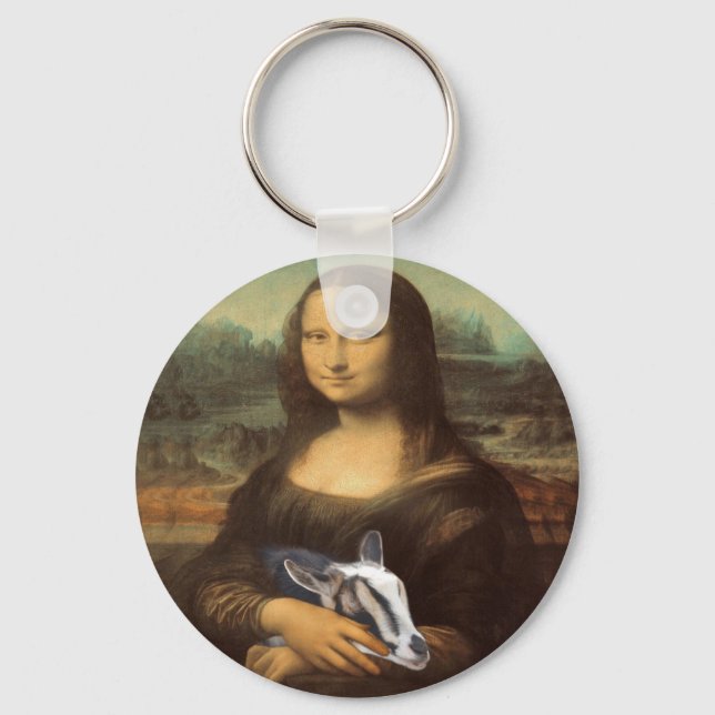 Llavero La pasión secreta de la cabra de Mona Lisa (Anverso)