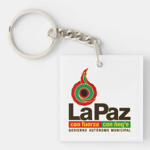 Llavero La Paz con fuerza con ñeq`e