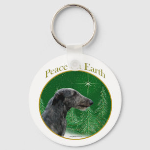 Llavero La paz de Deerhound en Escocia