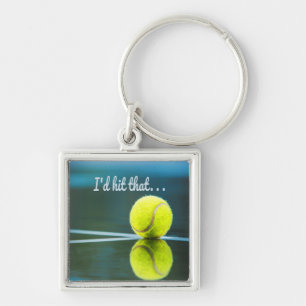 Llavero La pelota de tenis le daría un regalo divertido