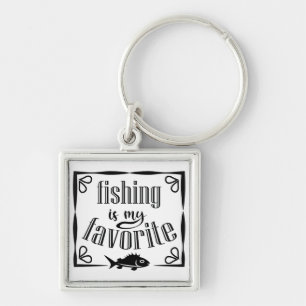 Llavero La pesca es mi cita favorita