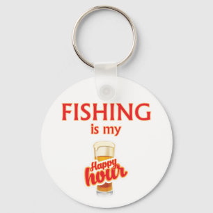 Llavero La pesca es mi hora feliz
