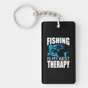 Llavero La Pesca Pescadora Es Mi Mejor Terapia