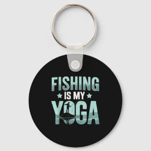 Llavero La pesca vintage es mi relajación yoga hombres pes