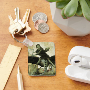 Llavero La Peste de Arnold Böcklin, Simbolismo Vintage