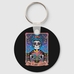 Llavero La planta Lady Funny Mystic Skeleton Tarot Cards P