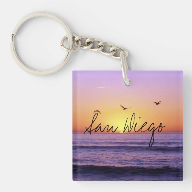 Llavero La playa de San Diego (Frente)