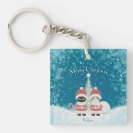 Llavero La Plaza de los Navidades de la Poiluna