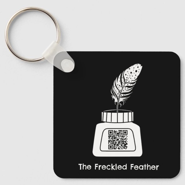 Llavero La pluma temblorosa (Anverso)