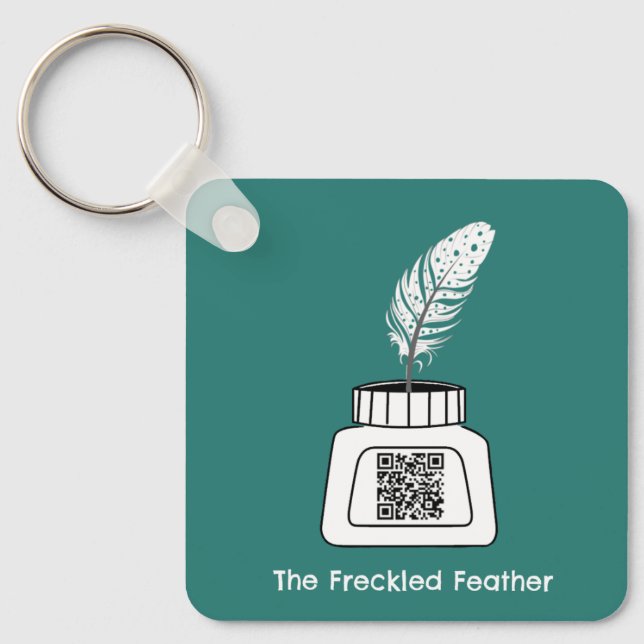 Llavero La pluma temblorosa (Anverso)