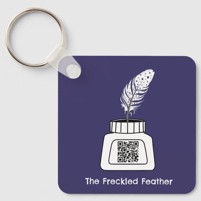 Llavero La pluma temblorosa (Anverso)