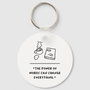 Llavero La Poder De Palabras Puede Cambiar Todo Sticker