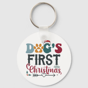 Llavero La primera Navidad del perro