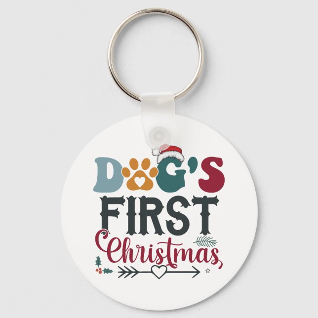 Llavero La primera Navidad del perro (Anverso)