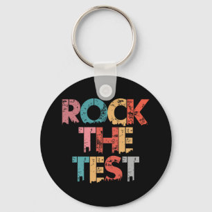 Llavero La prueba del día de prueba del profesor vintage d