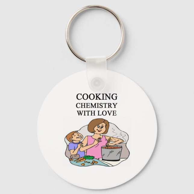 Llavero la química es la cocina (Anverso)