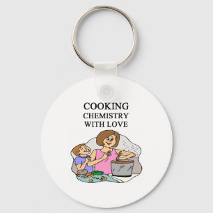 Llavero la química está cocinando