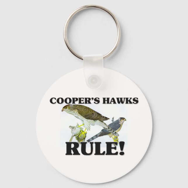 LLAVERO ¡LA REGLA DE LOS HAWKS DE COOPER! (Anverso)