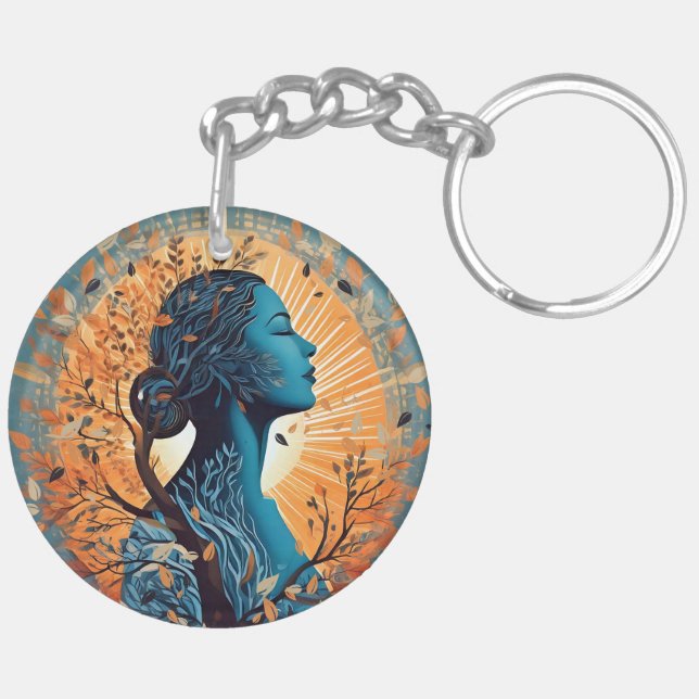 Llavero La respiración - La esencia del llanto de la vida (Izquierda Bajo)