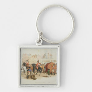 Llavero La rueda de lotería, grabada por el artista, 1805