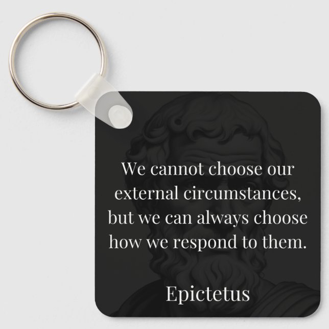 Llavero La sabiduría de Epictetus: Empoderamiento a través (Anverso)