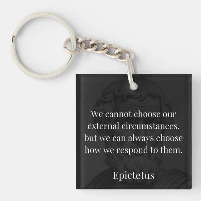 Llavero La sabiduría de Epictetus: Empoderamiento a través (Frente)