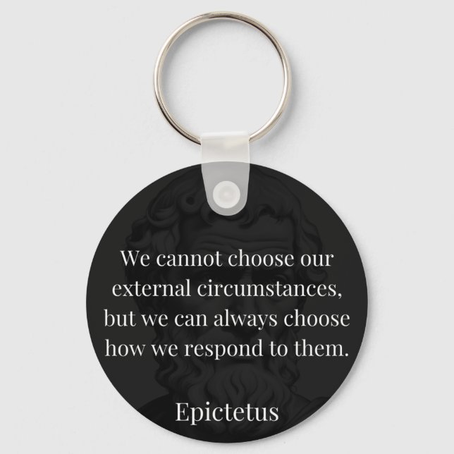 Llavero La sabiduría de Epictetus: Empoderamiento a través (Anverso)
